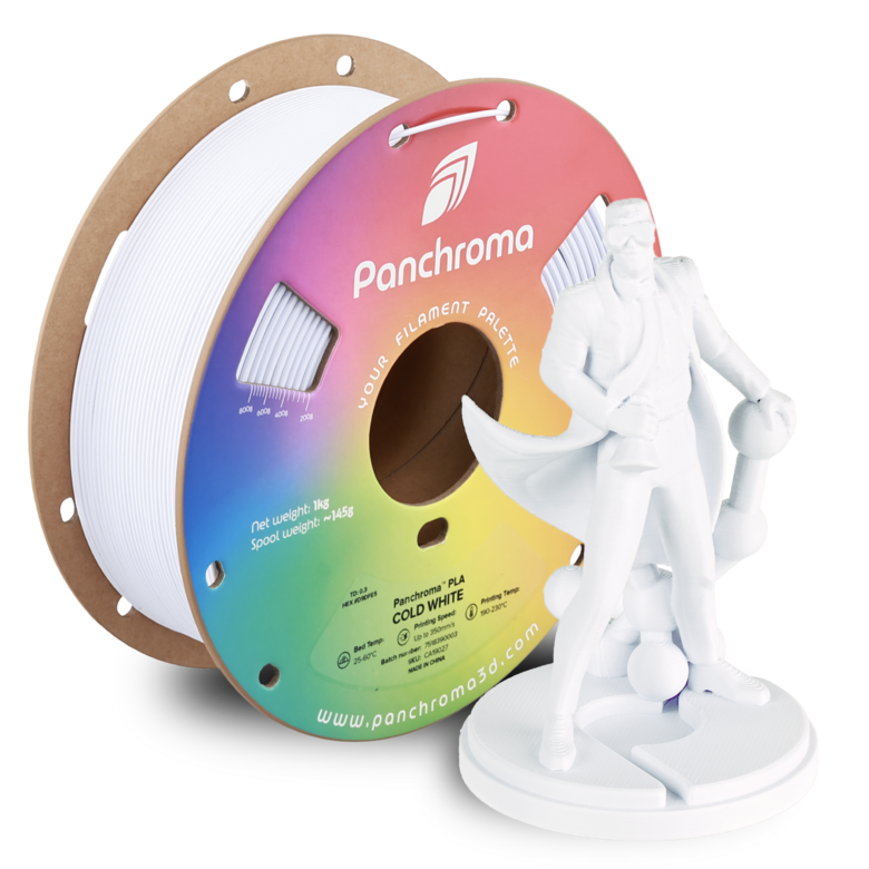 Polymaker Panchroma™ Basic PLA Auksti Balts, 1kg, 1,75 mm, CA19027